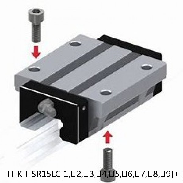 HSR15LC[1,​2,​3,​4,​5,​6,​7,​8,​9]+[64-3000/1]L THK Standard Linear Guide  Accuracy and Preload Selectable HSR Series