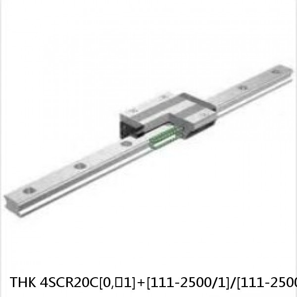 4SCR20C[0,​1]+[111-2500/1]/[111-2500/1]L[P,​SP,​UP] THK Caged-Ball Cross Rail Linear Motion Guide Set