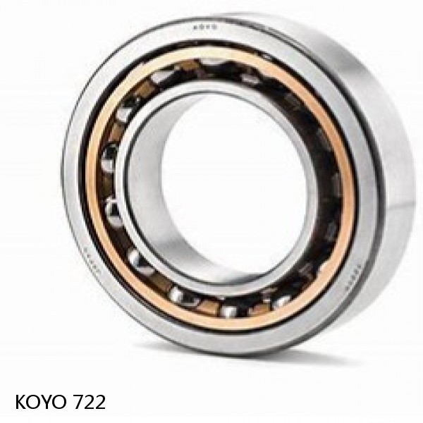 722 KOYO Single-row, matched pair angular contact ball bearings