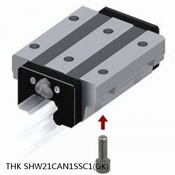 SHW21CAN1SSC1(GK) THK Caged Ball Wide Rail Linear Guide (Block Only) Interchangeable SHW Series