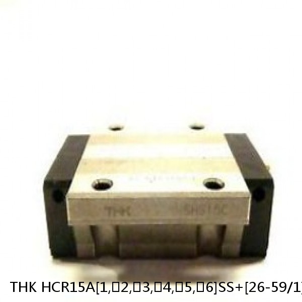 HCR15A[1,​2,​3,​4,​5,​6]SS+[26-59/1]/300R THK Curved Linear Guide Shaft Set Model HCR