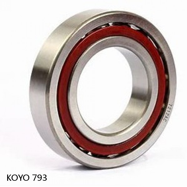 793 KOYO Single-row, matched pair angular contact ball bearings