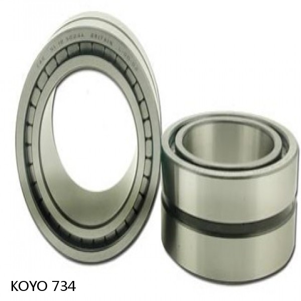 734 KOYO Single-row, matched pair angular contact ball bearings