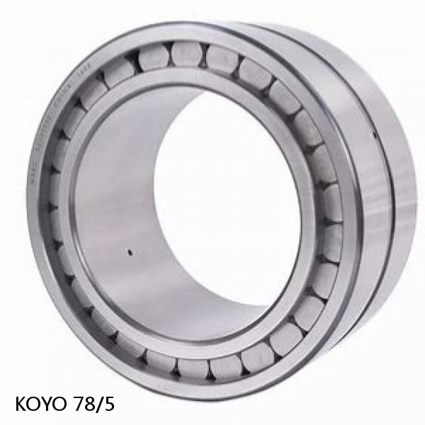 78/5 KOYO Single-row, matched pair angular contact ball bearings